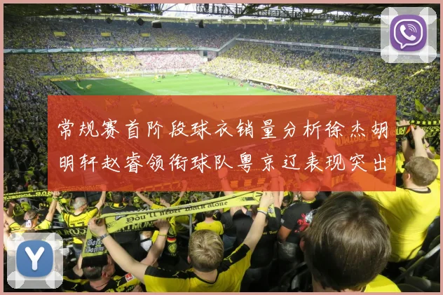 常规赛首阶段球衣销量分析徐杰胡明轩赵睿领衔球队粤京辽表现突出